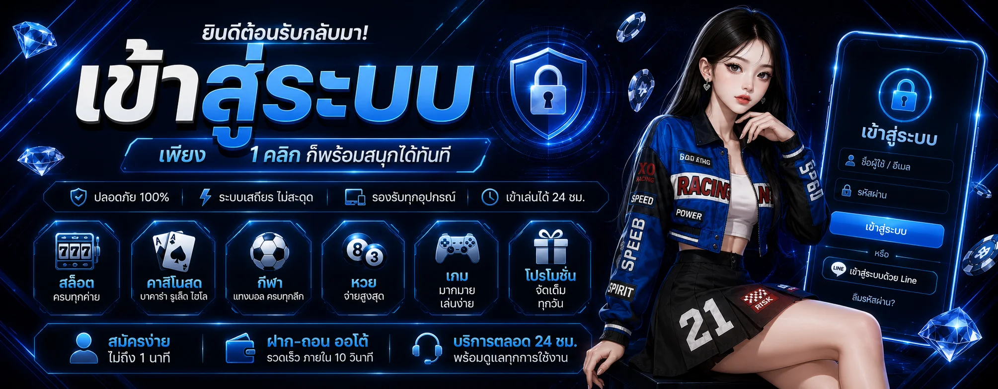 จุดเด่นของ Winsure คาสิโนออนไลน์เว็บตรง ปลอดภัย ฝากถอนออโต้